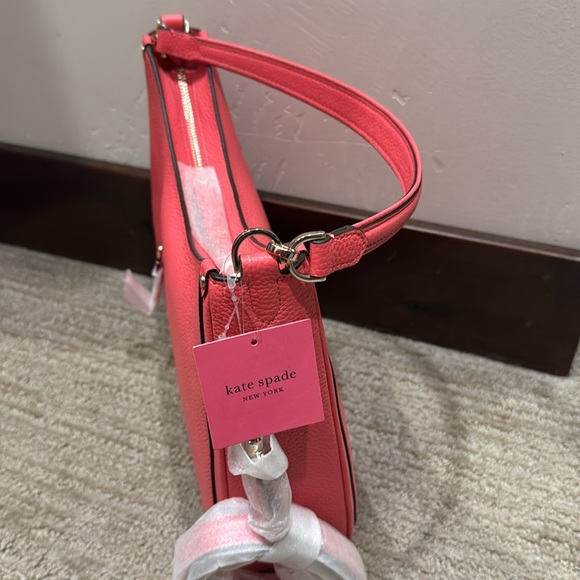 NWT KATE SPADE Roulette Large Hobo Bag Leather Purse crossbody - Picture 5 of 11